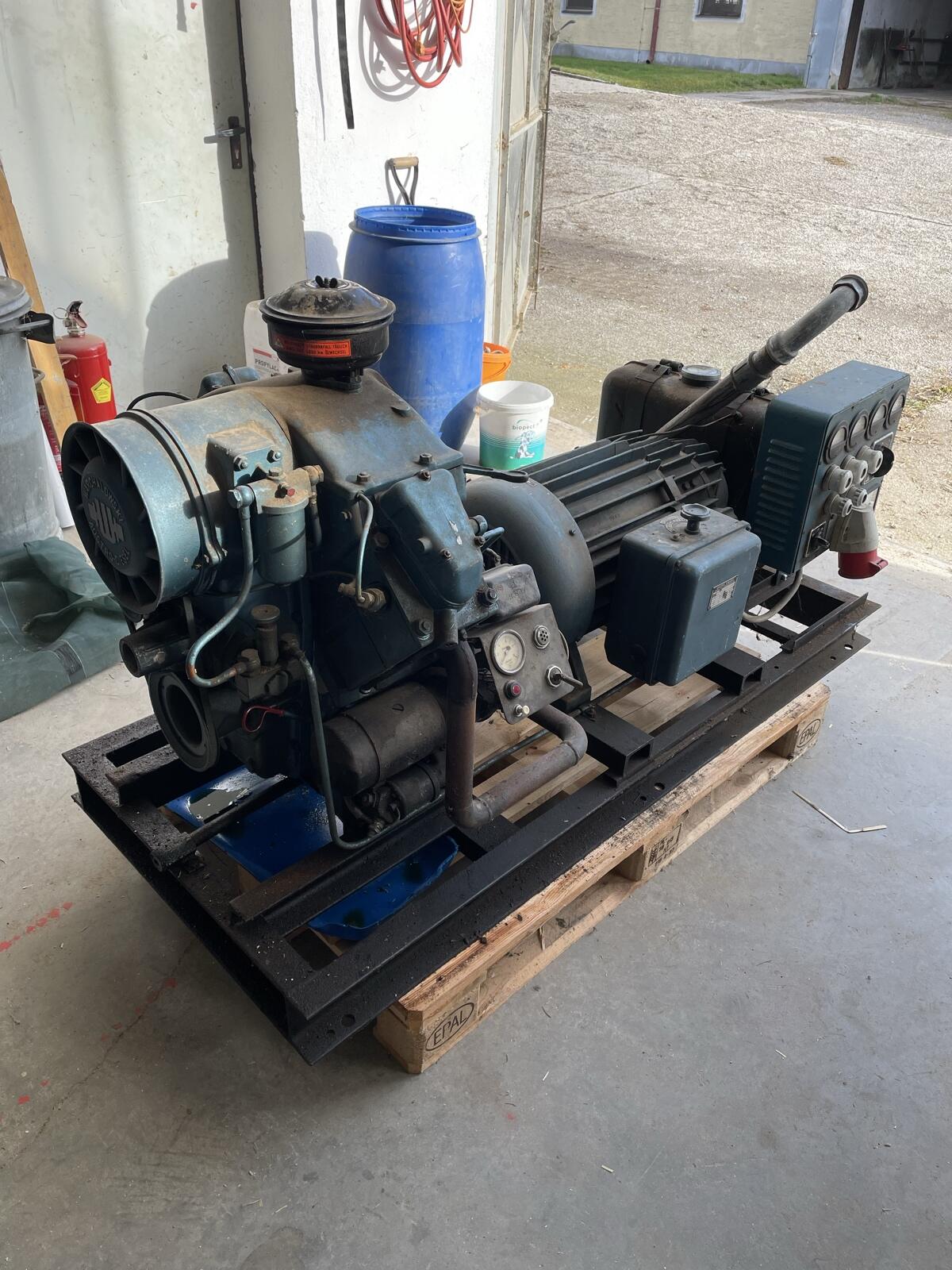 Notstromaggregat mit Warchalowski Motor 2
