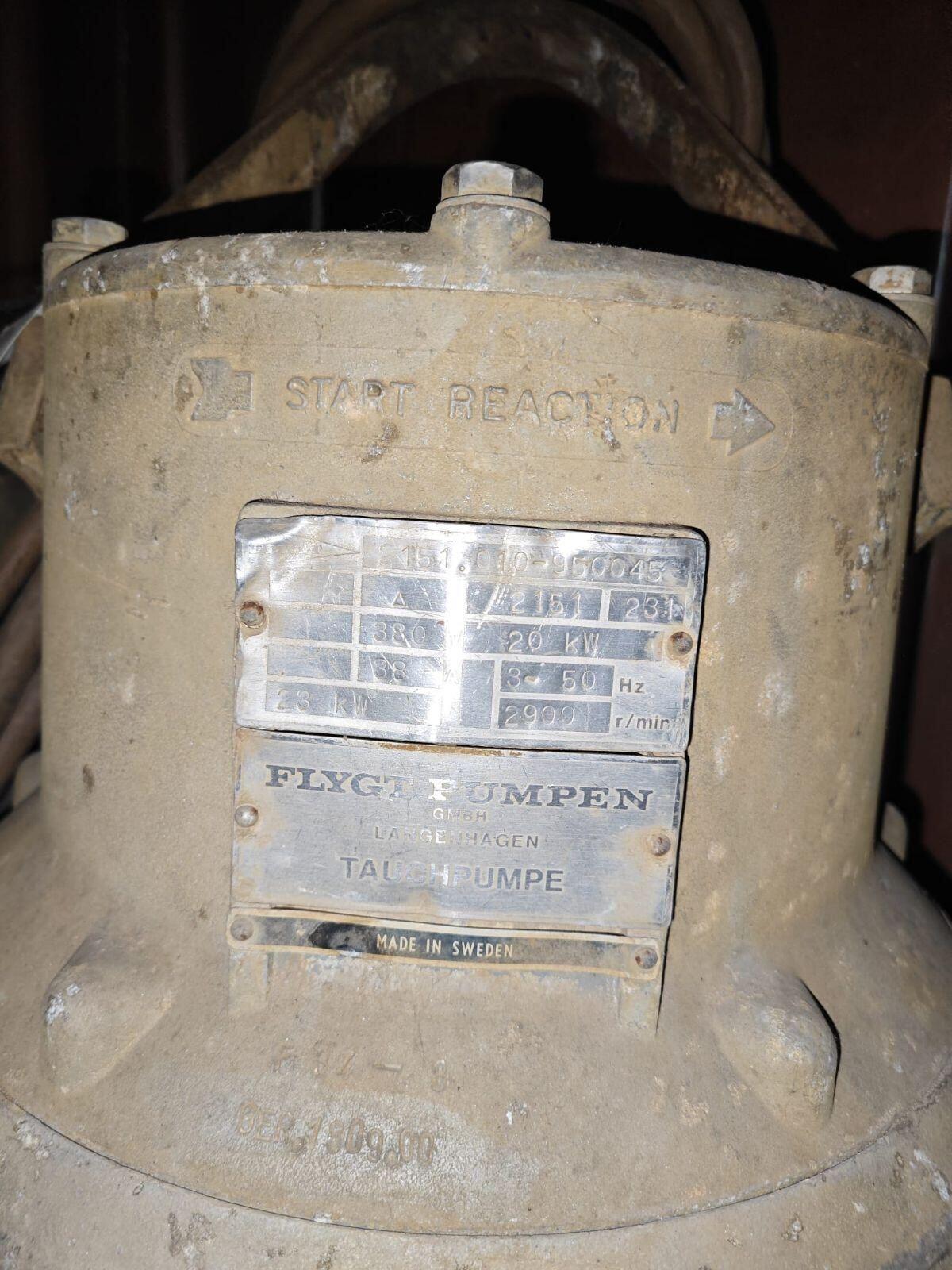 Tauchpumpe Flygt Pumpen 3