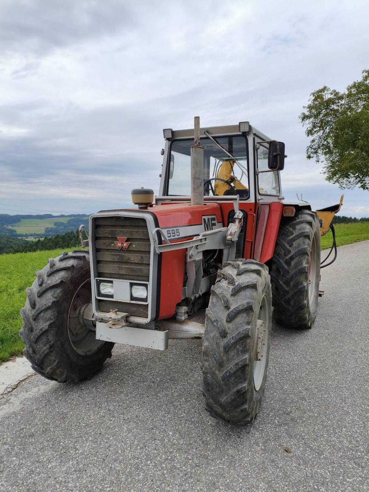 Ferguson MF 595 mit vollhydr. Frontlader 3