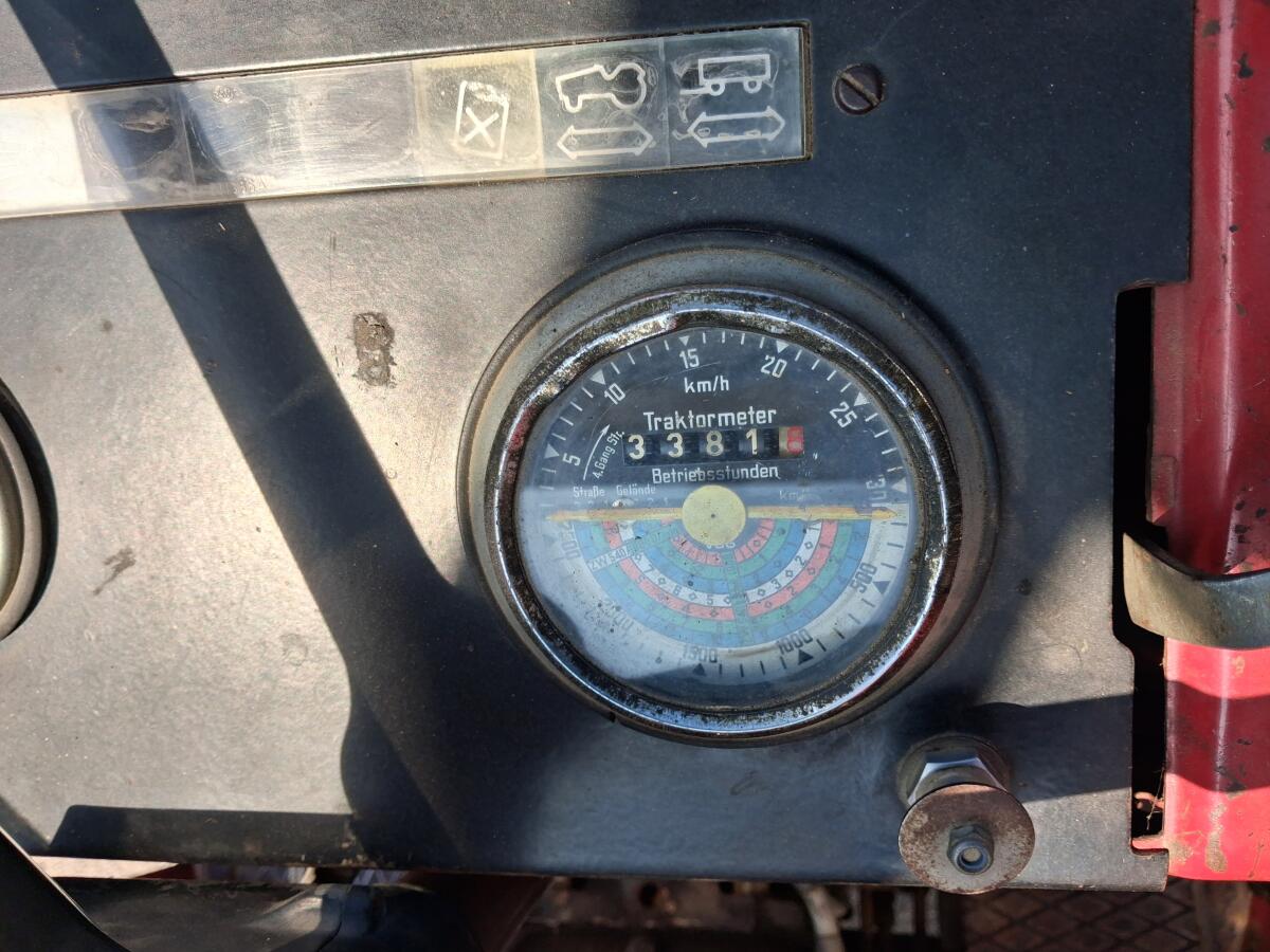 Steyr 545 mit Anhänger Fa. Brantner 2