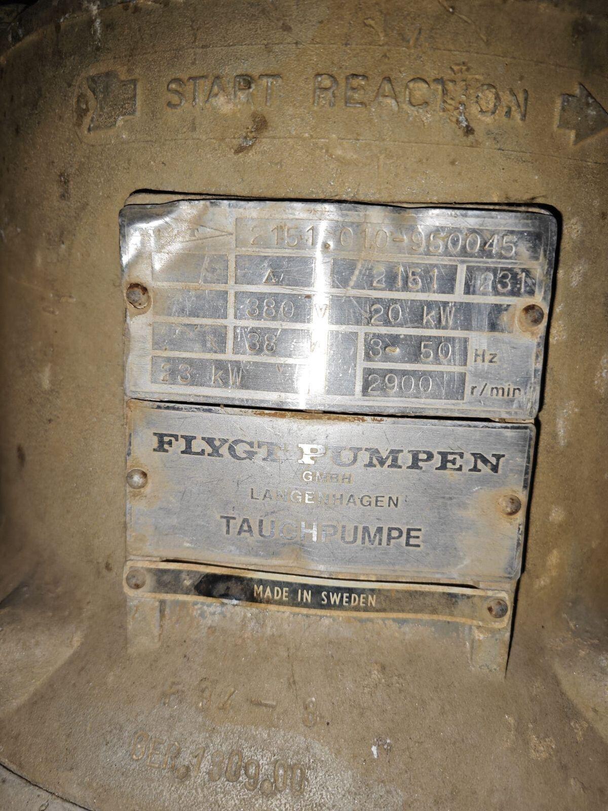 Tauchpumpe Flygt Pumpen 2