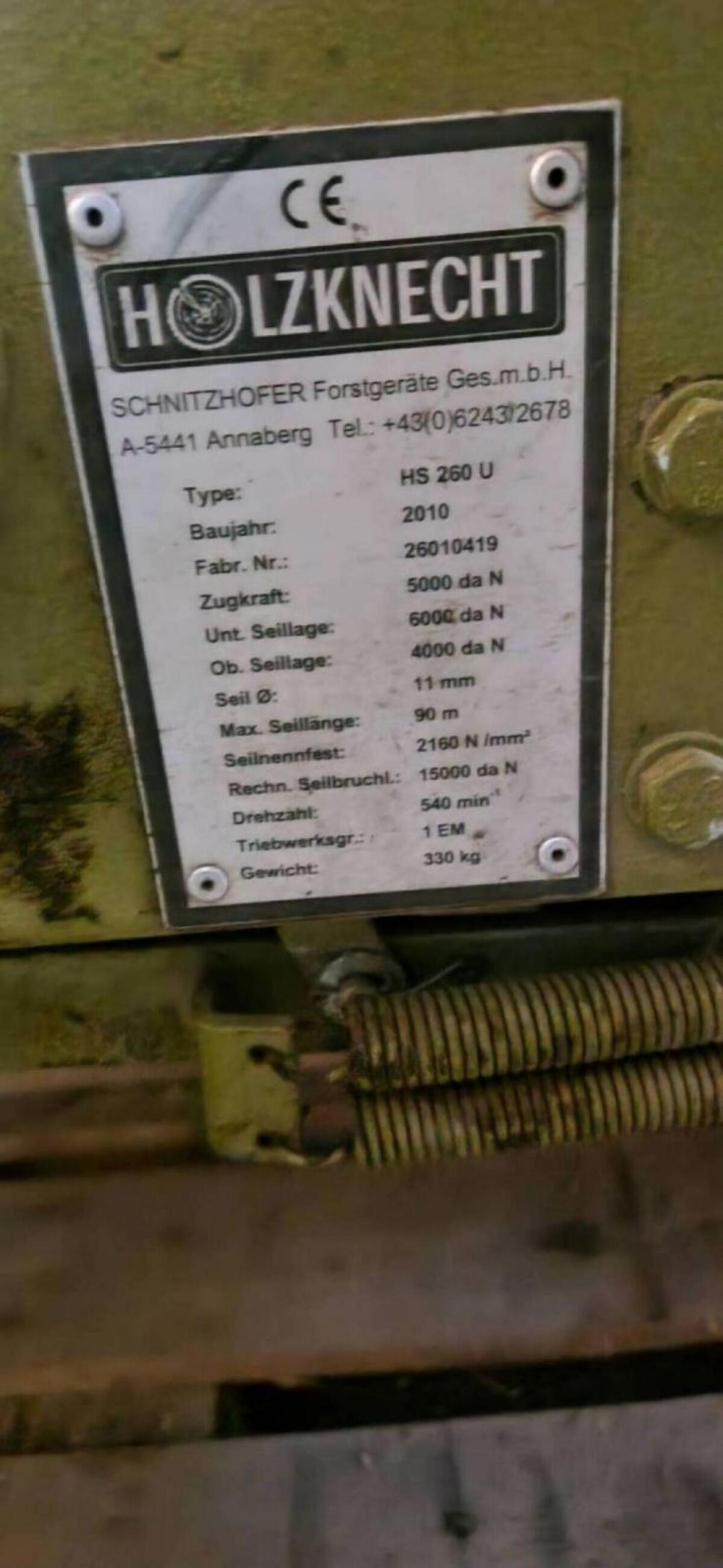 Holzknecht Seilwinde 6 t 3