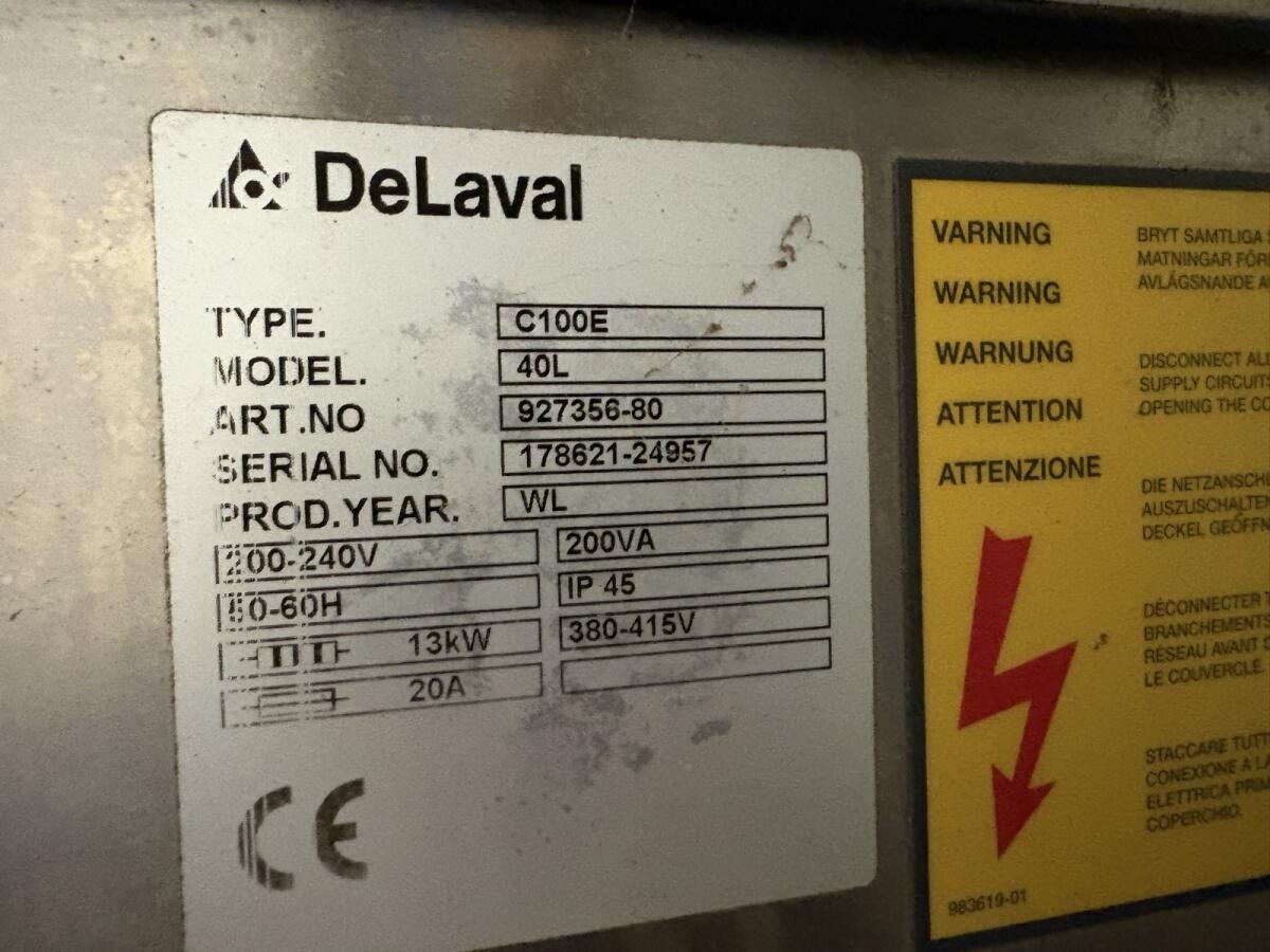 DeLaval Waschautomat C100E 2