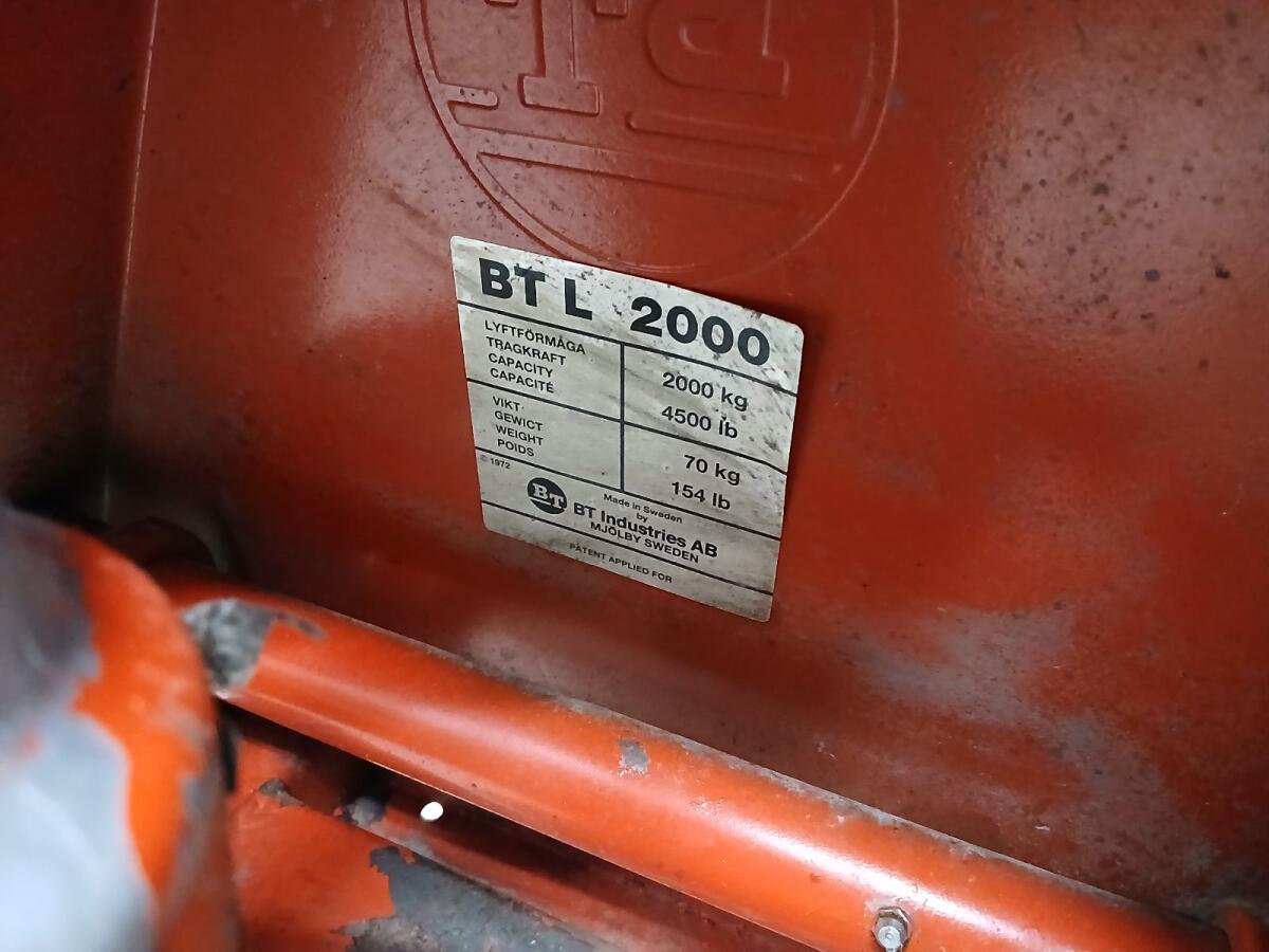 Hubwagen BT 150cm lang, 2.000kg 3
