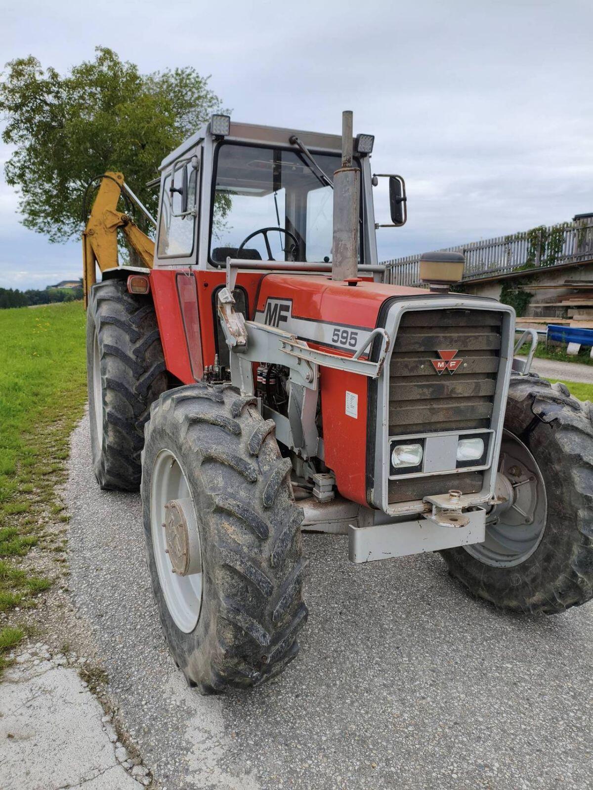 Ferguson MF 595 mit vollhydr. Frontlader 2