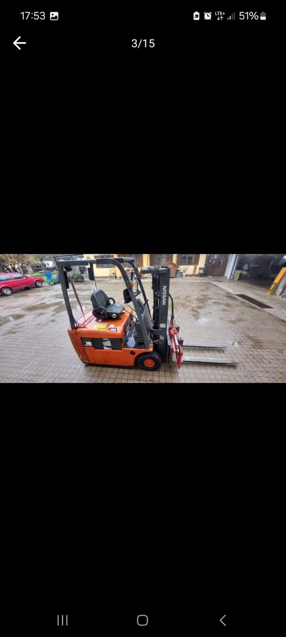 Nissan Gabelstapler Elektrostapler 3