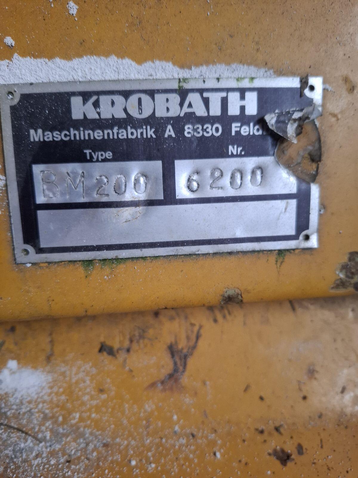 Bodenfräse Krobath 200cm RM200 2
