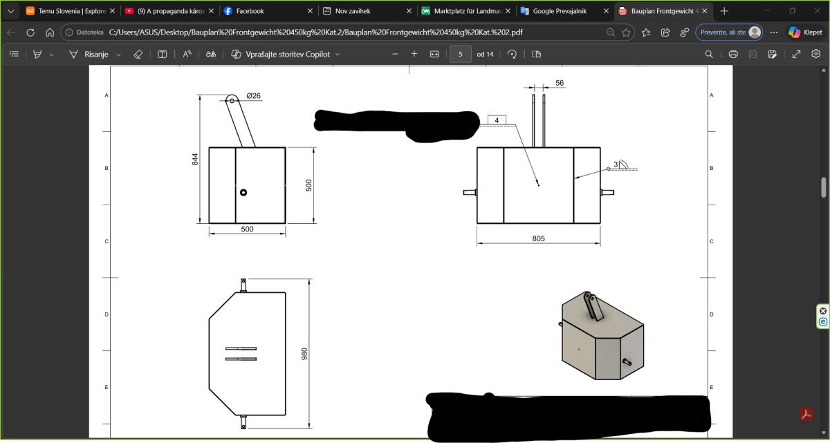 Frontgewicht Kat. 2 - 500 kg 3