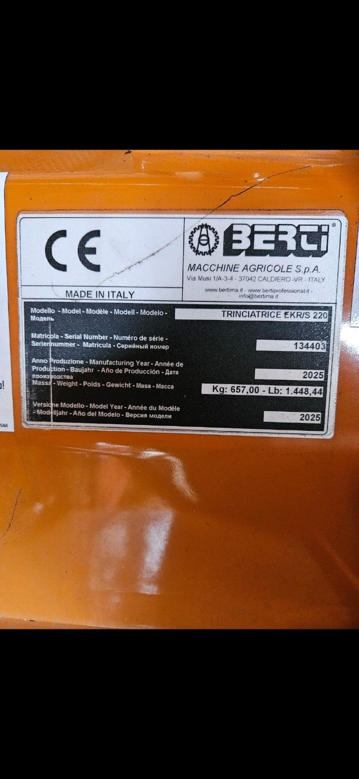 Berti Mulcher  EKR / S 220 3