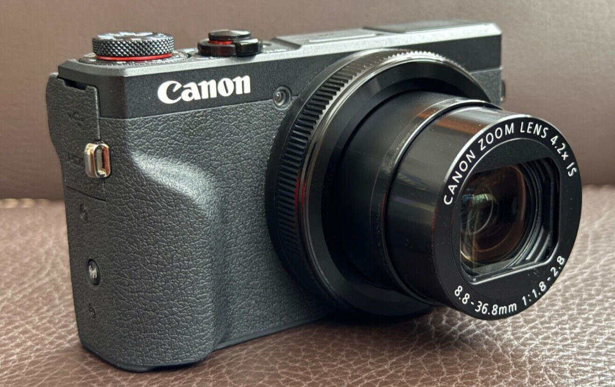Canon PowerShot G7X Mark III, Schwarz 2