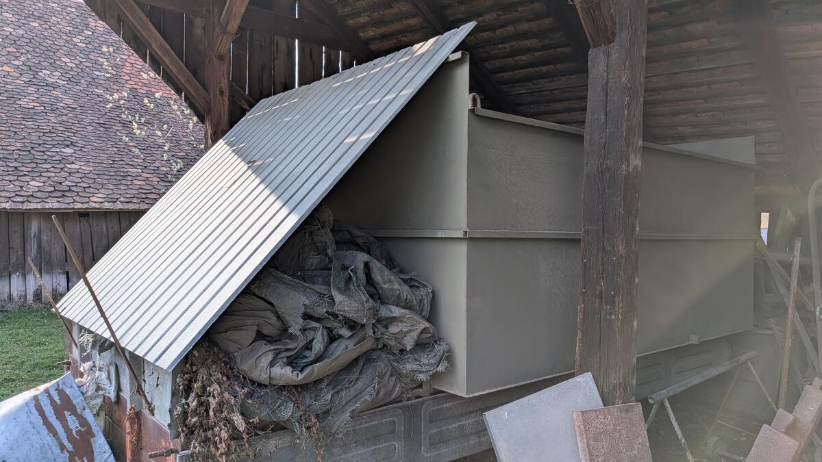 Bunker mit Austragsschnecke 2