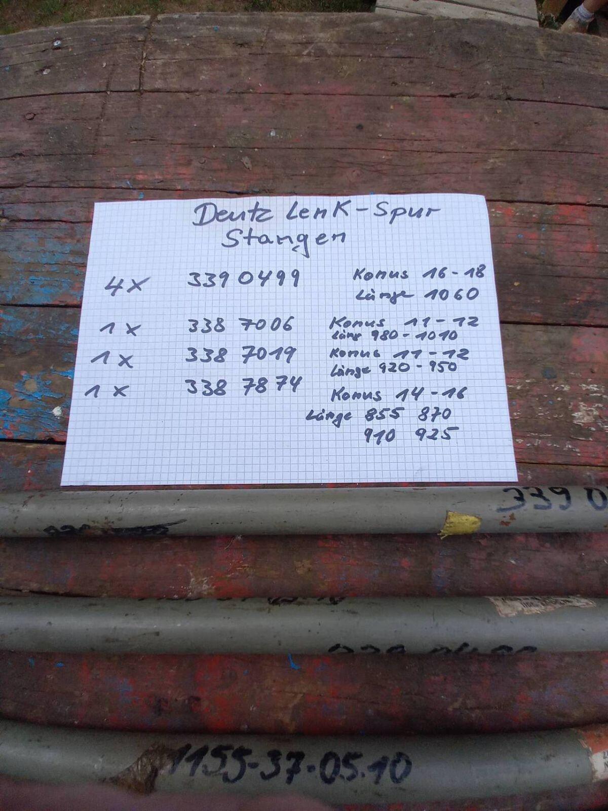 Deutz Lenk- und Spurstangen Oldtimer 2