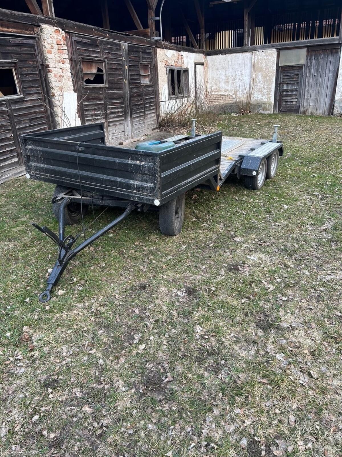 Tieflader für Bagger 2