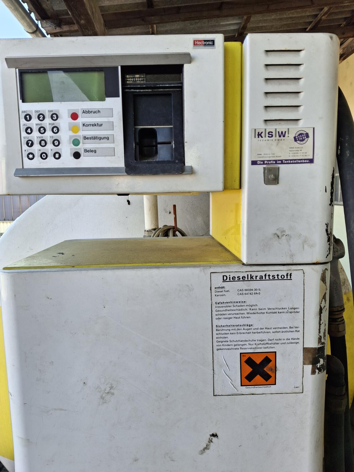 Tankanlage mit Zapfsäule 2