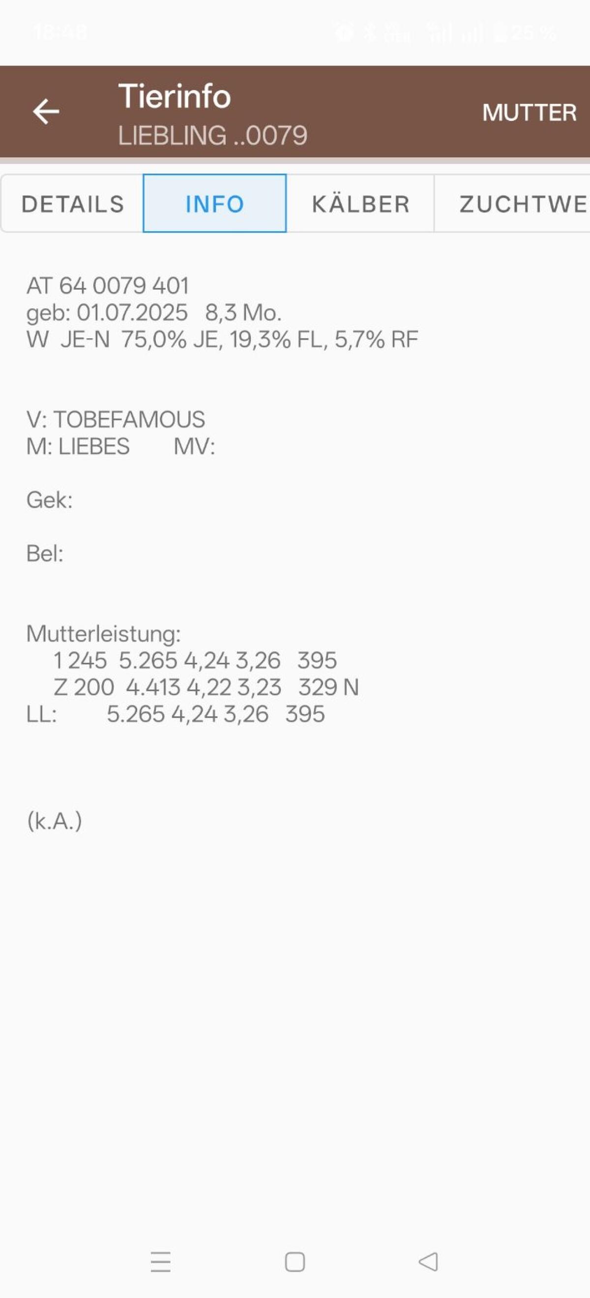 Verkaufe Jersey Jungrind 3
