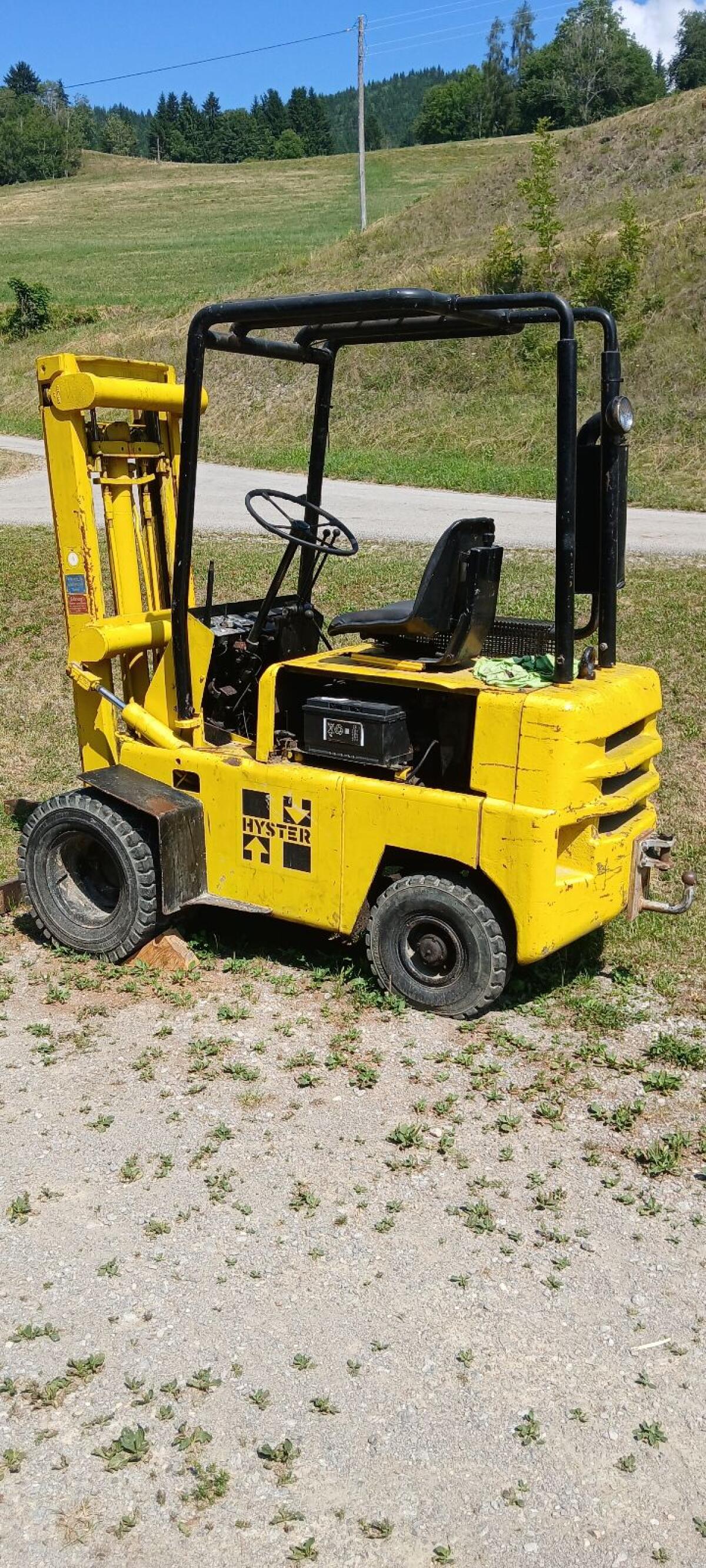 Stapler Hyster V-25 Defekt 2