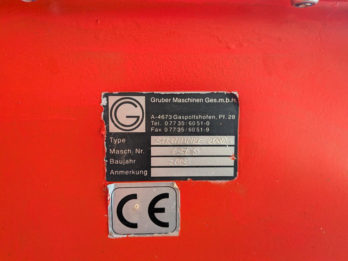 Strohmühle 2000 Gruber Maschinen 2
