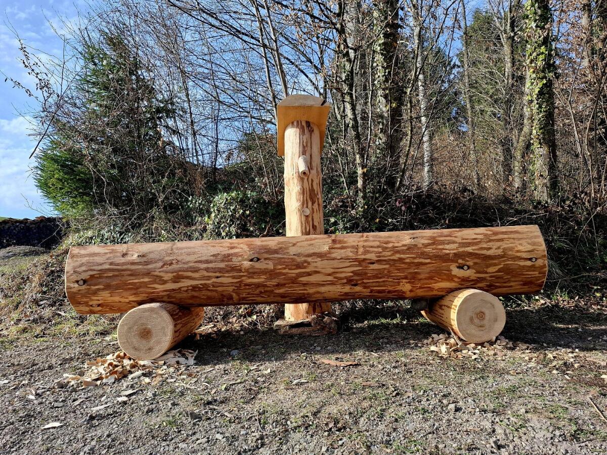 Holzbrunnen Brunnentrog Wassertrog 3