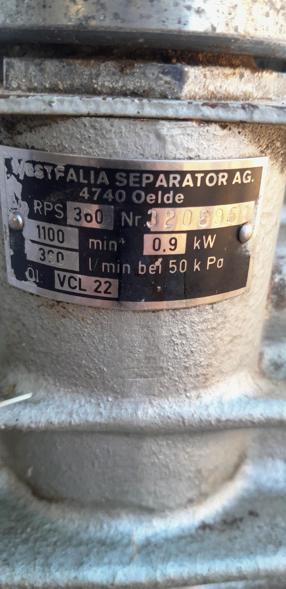 Westfalia Vakuumpumpe 3