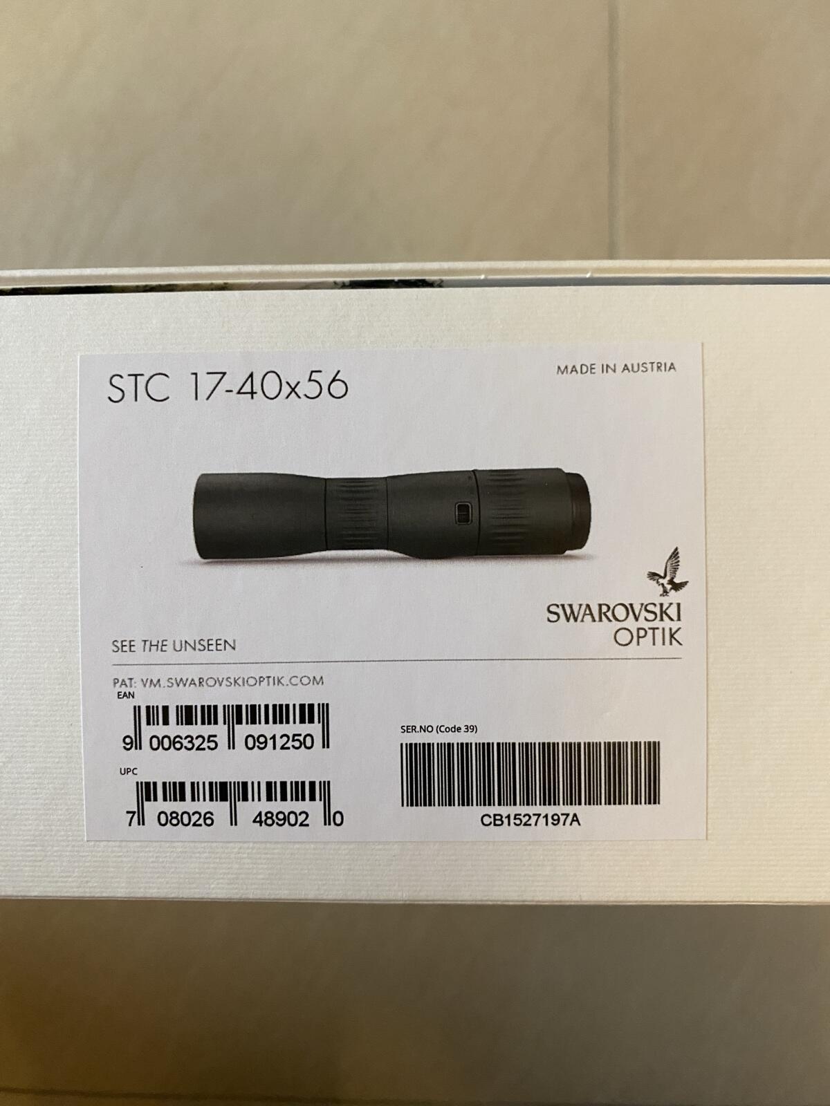 Swarovski STC 17-40x56 2