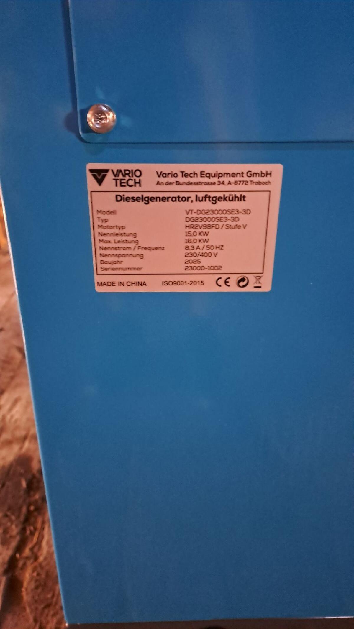 Notstromaggregat Diesel 2