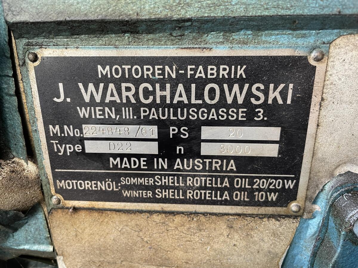 Notstromaggregat mit Warchalowski Motor 3