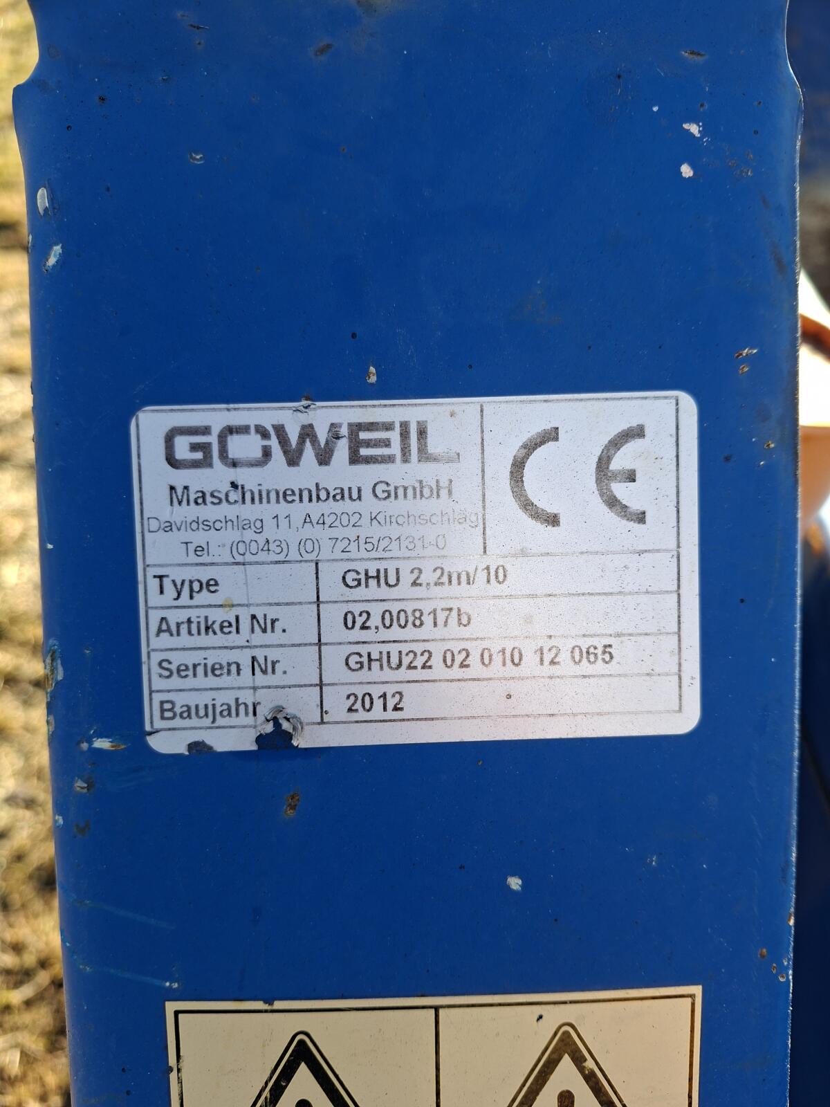 Göweil GHU 2,2m/10 2