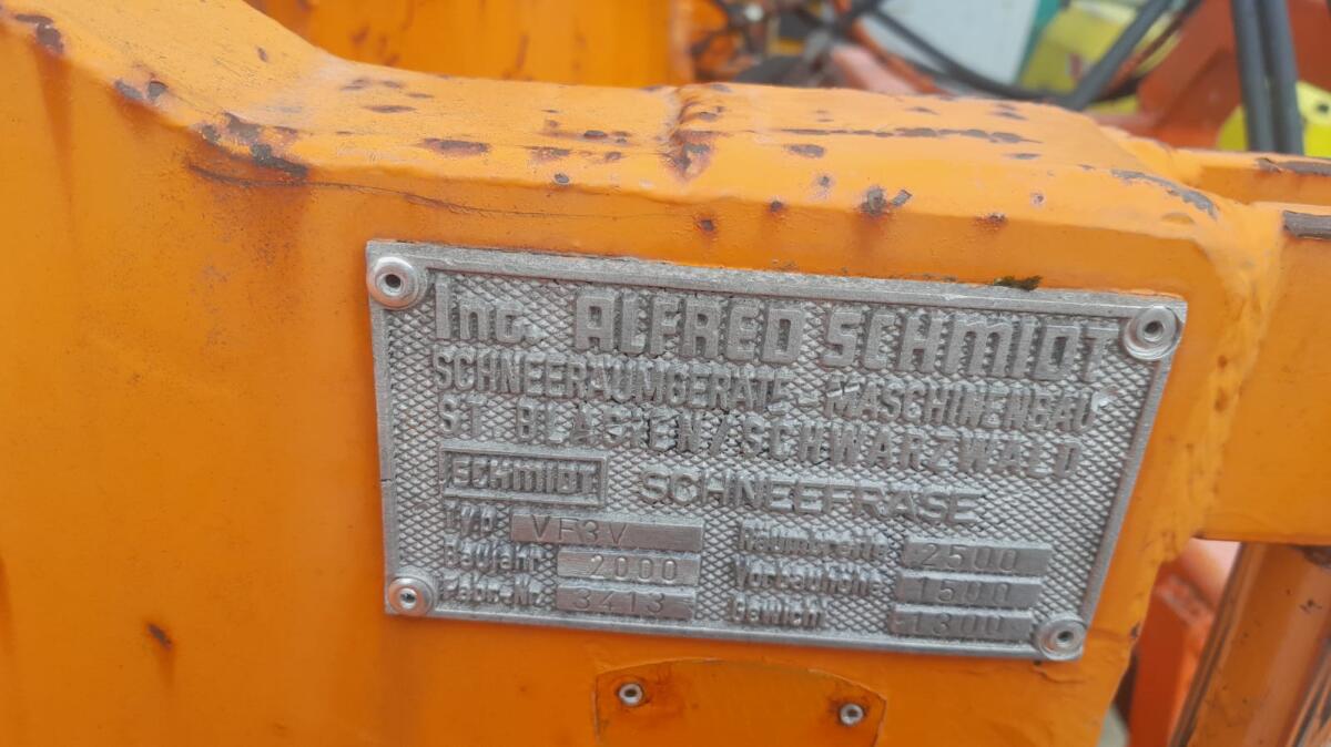 Schmidt Schneefräse VF3V Bj. 2000 3