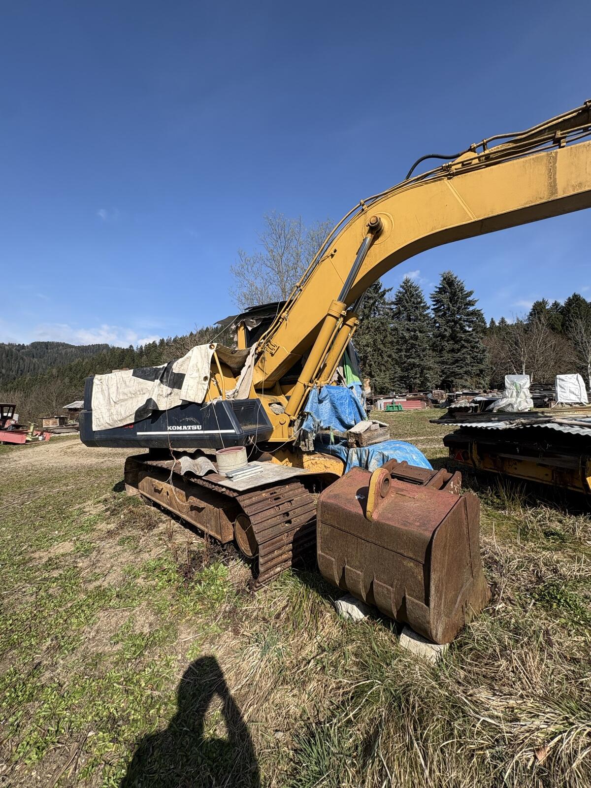Komatsu PC150 Hydraulikbagger / Kettenbagger 3