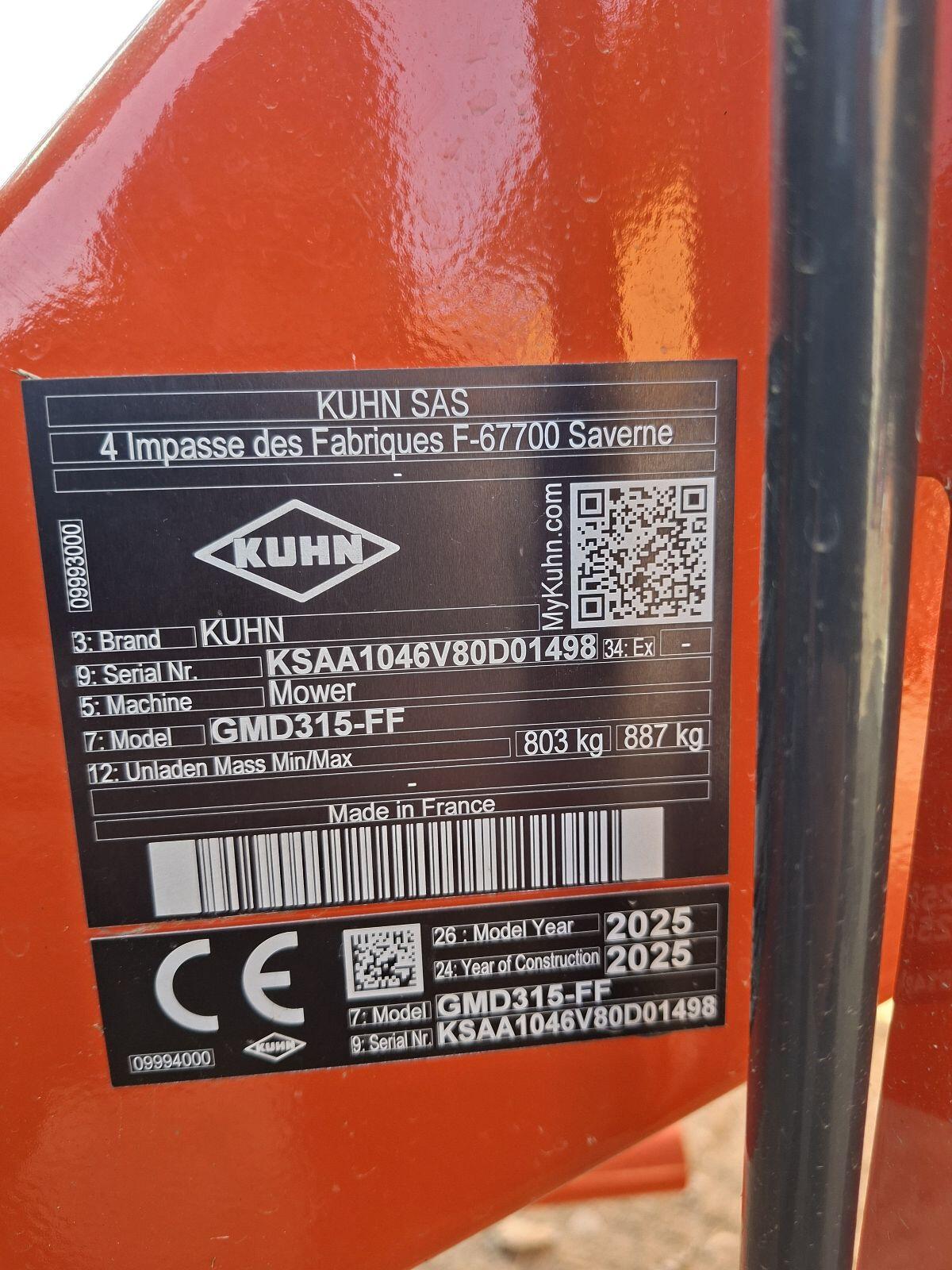 Kuhn GMD 315 2