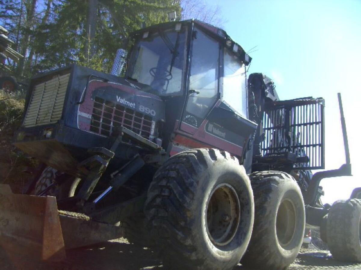 Valmet 890 Forwarder Rückezug 2