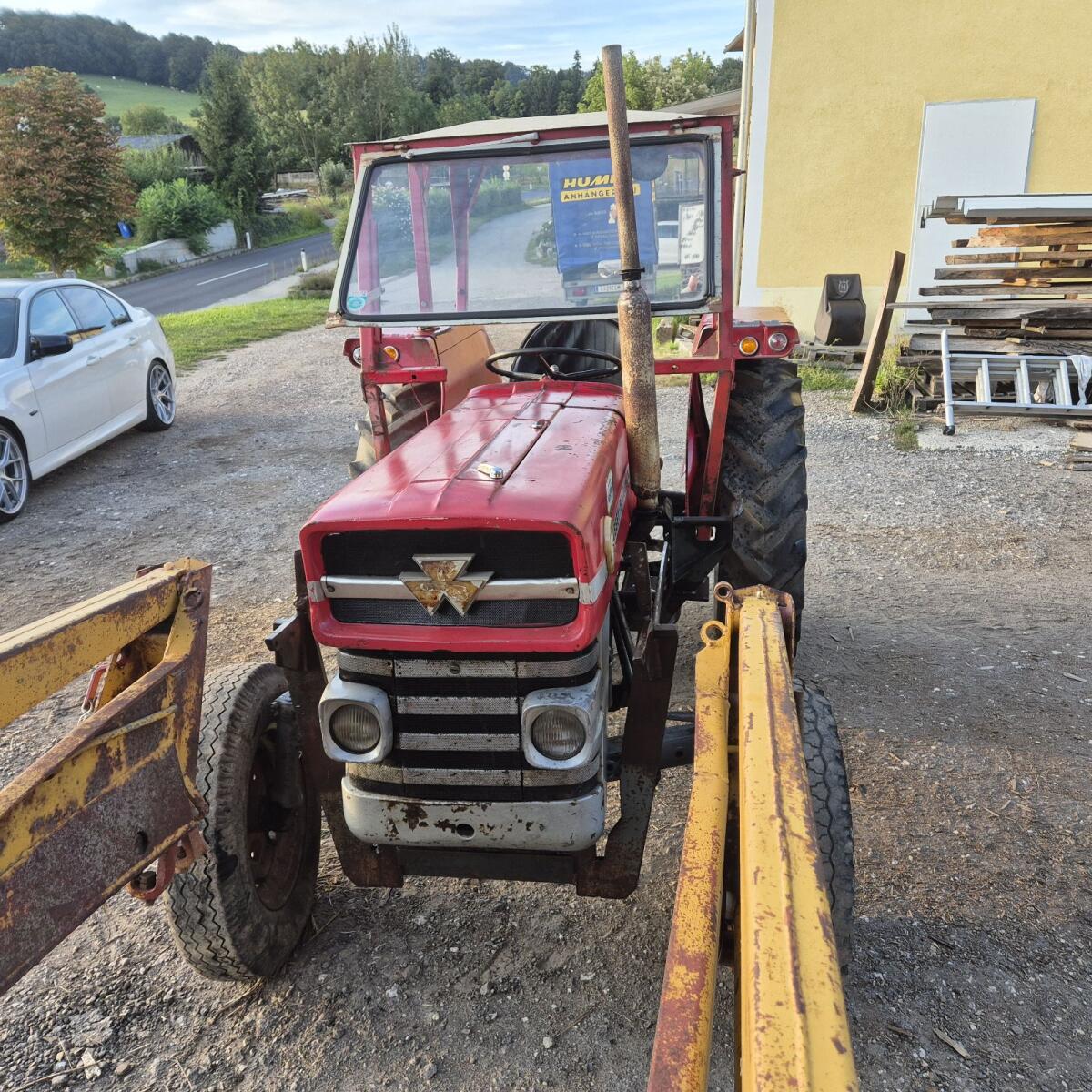 MF 135 mit Mauser Verdeck 2