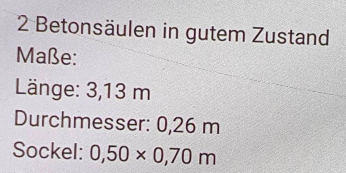 Betonfundamente Strommasten 3