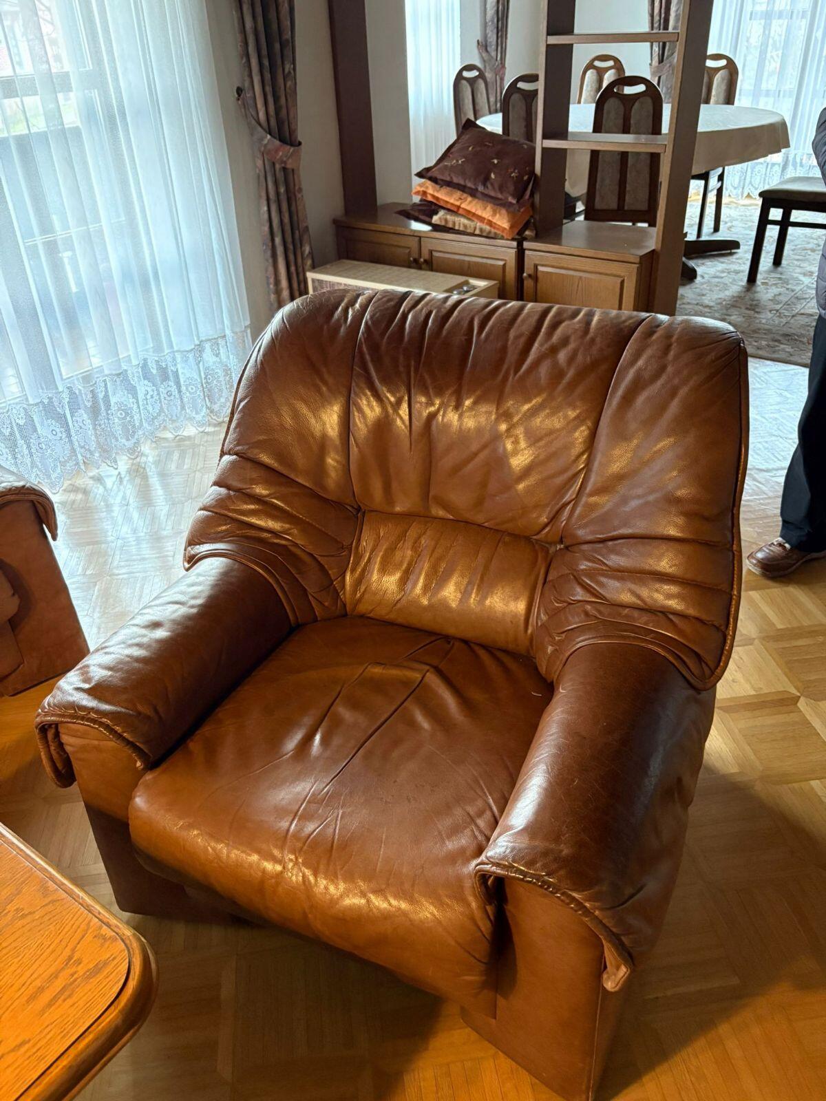 Wohnlandschaft Ledercouches 3