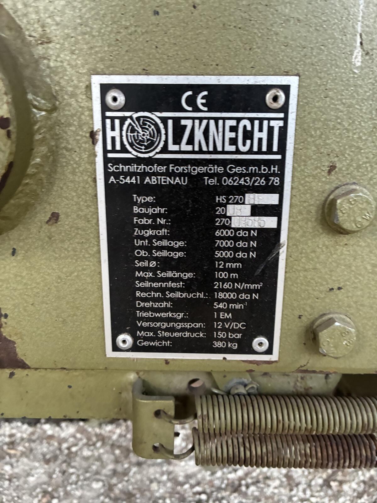 Holzknecht HS 270 UE 2