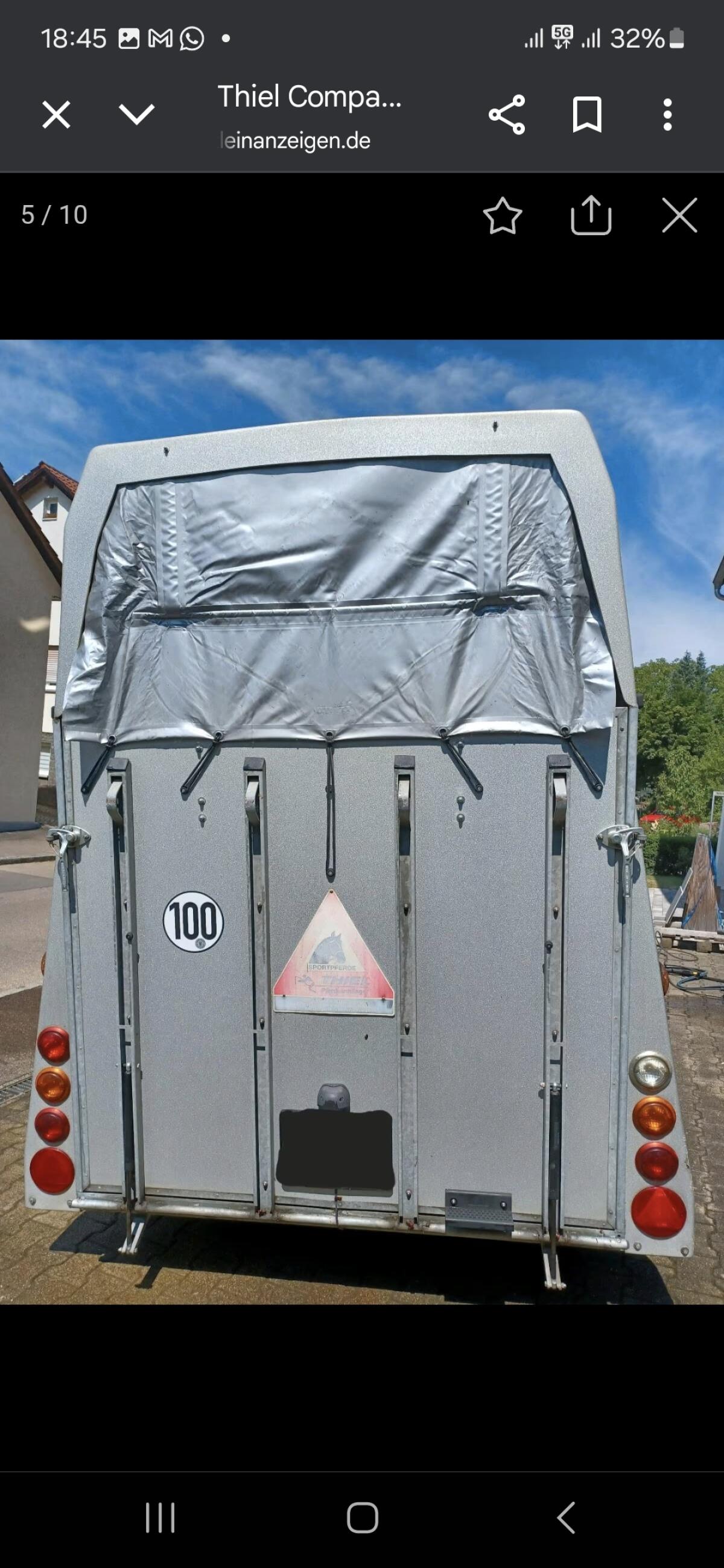 Pferdeanhänger Thiel 2