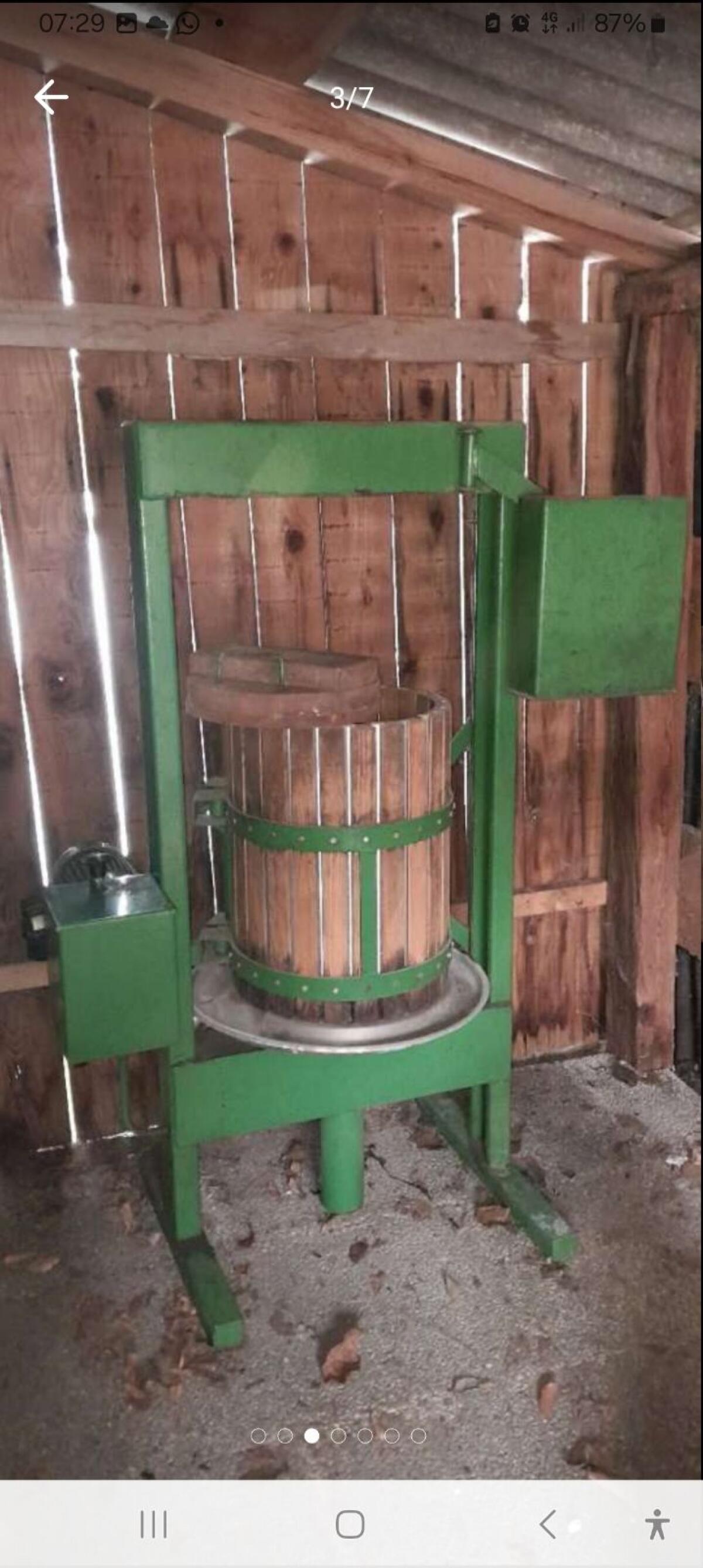 Mostpresse mit Obstmühle 2