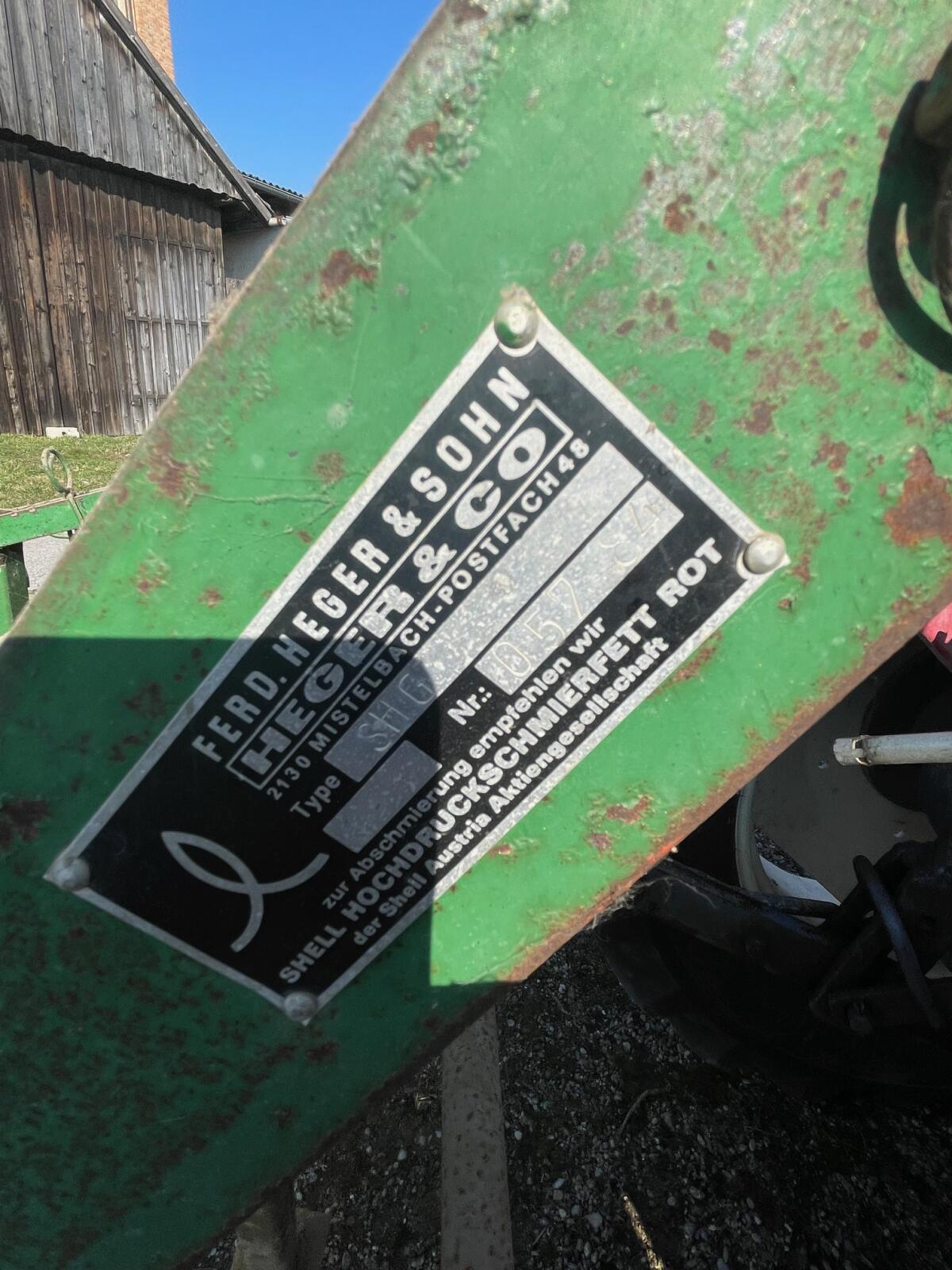 Maishackgerät Heger - 4 - reihig 3