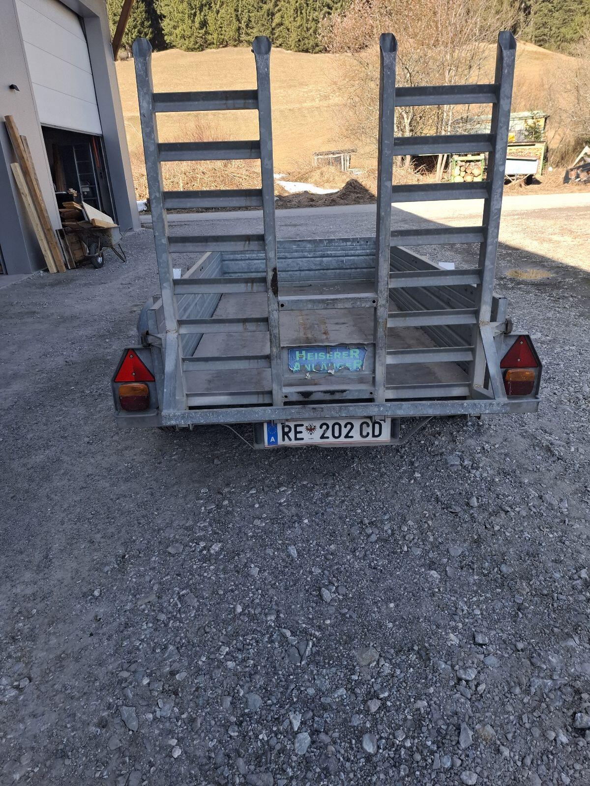 Autoanhänger Minibagger 2