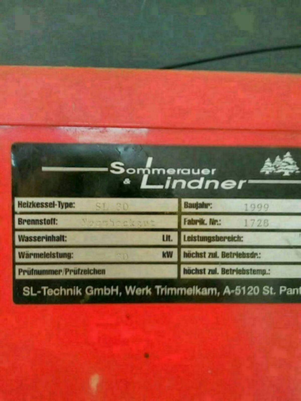 Hackgutkessel SL30 Sommerauer und Lindner 2