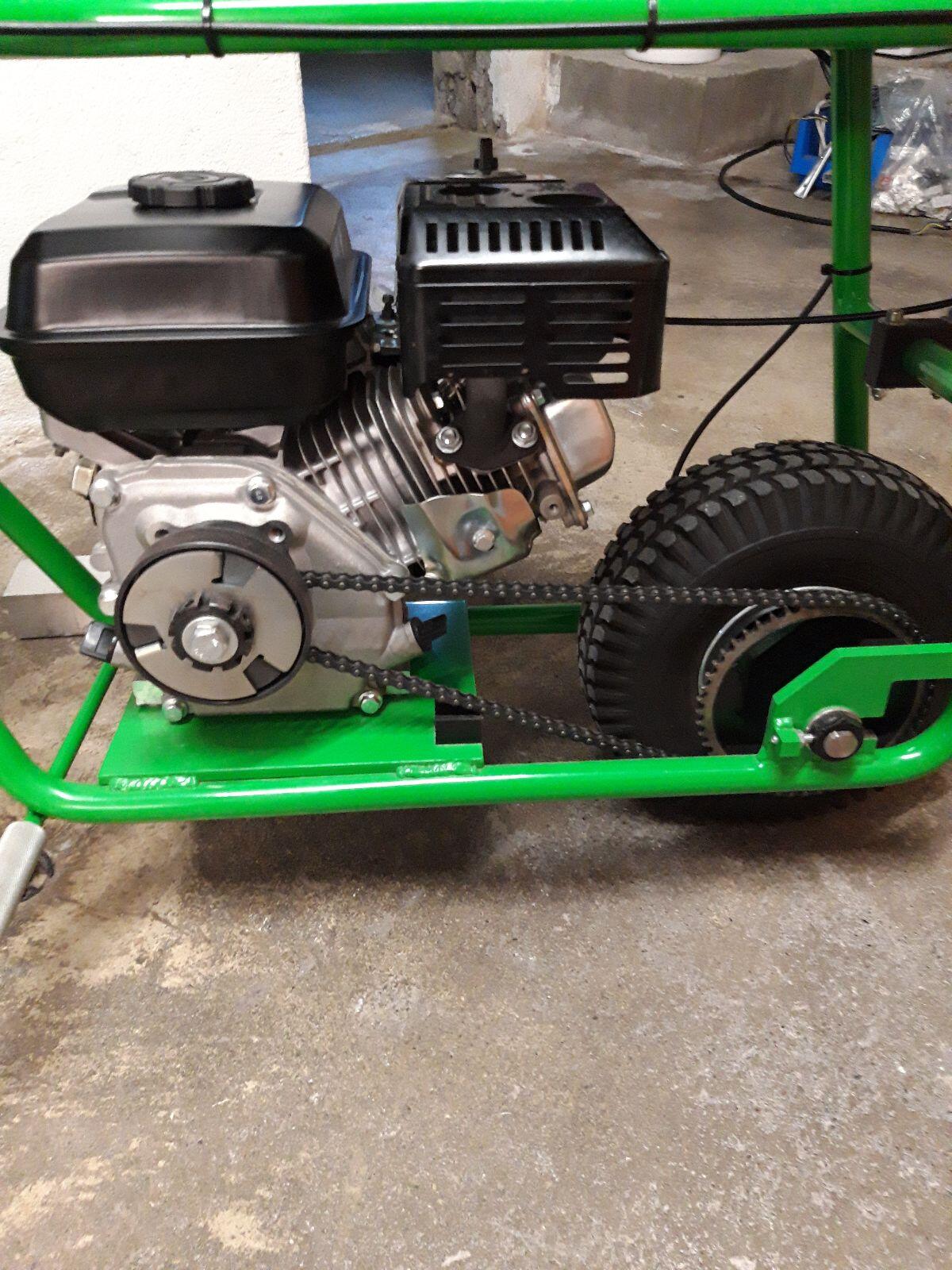 Minibike Eigenbau mit Anhänger 3