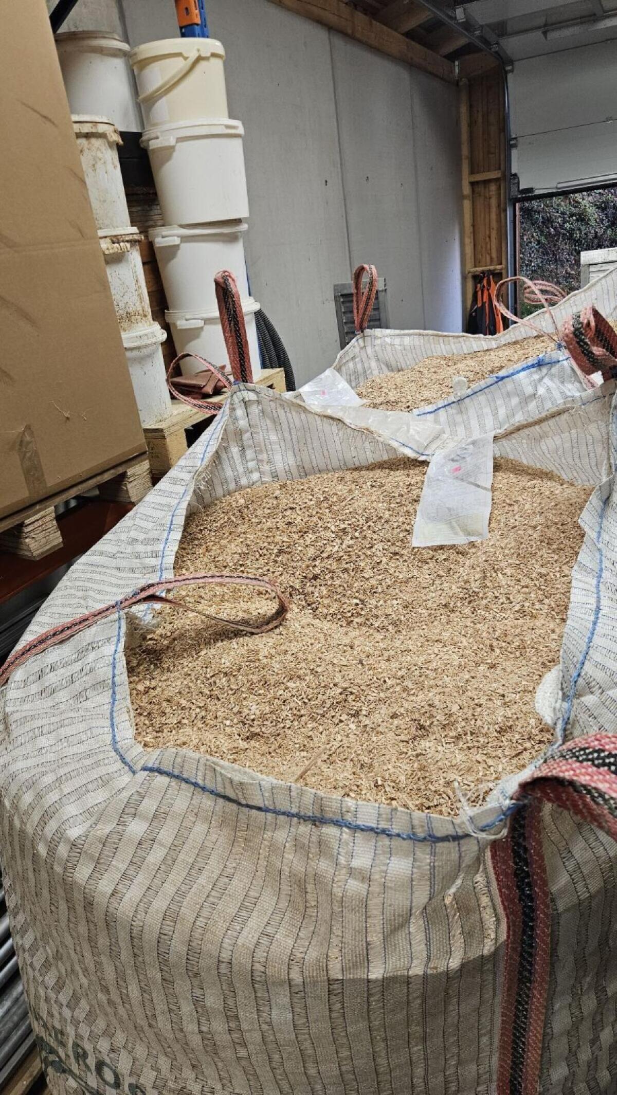 Sägespäne als Einstreu 3