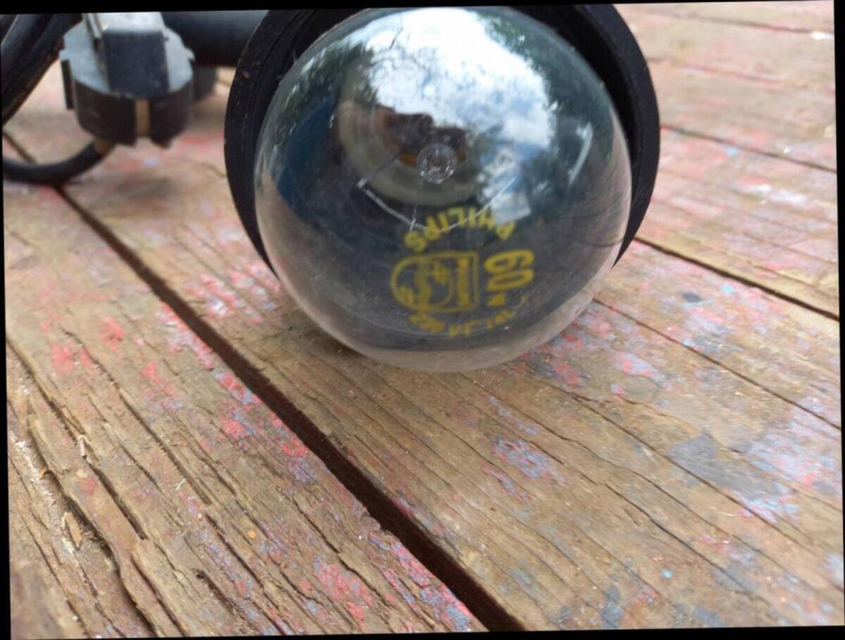 Lampen-Erdspieß mit 60-Watt-Birne 3