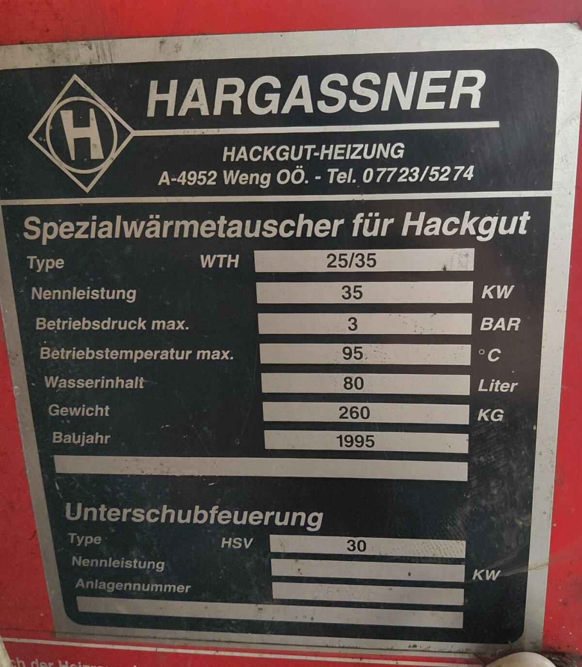 Hargassner Hackschnitzelheizung 35 kW 2