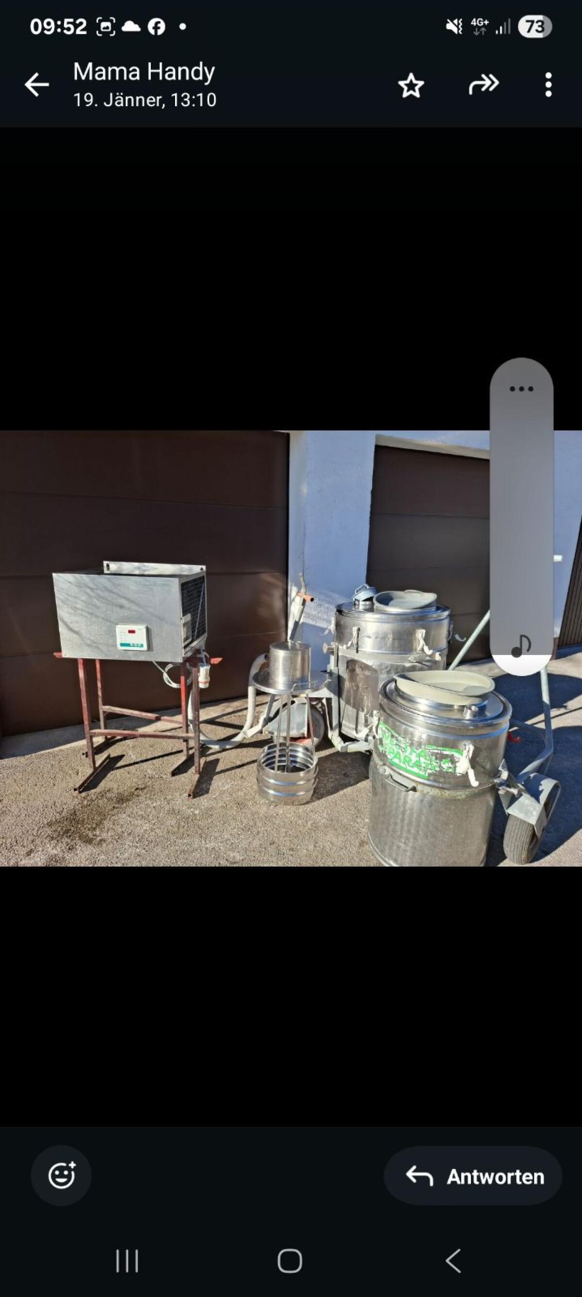 Milchkühlung, Milchtank 3