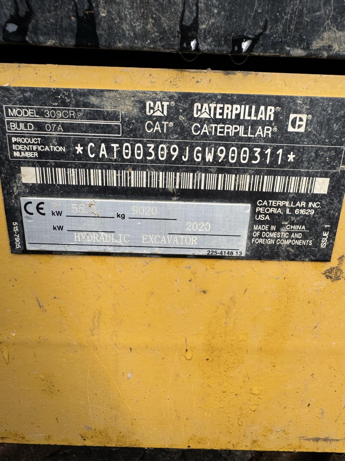 CAT 309 2