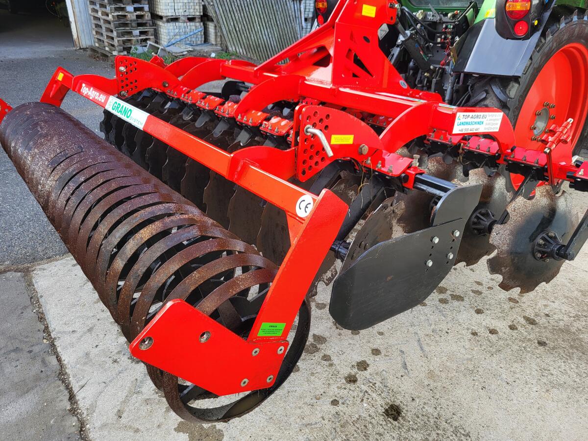 Scheibenegge, TOP-AGRO, 3 Meter mit Striegel 2