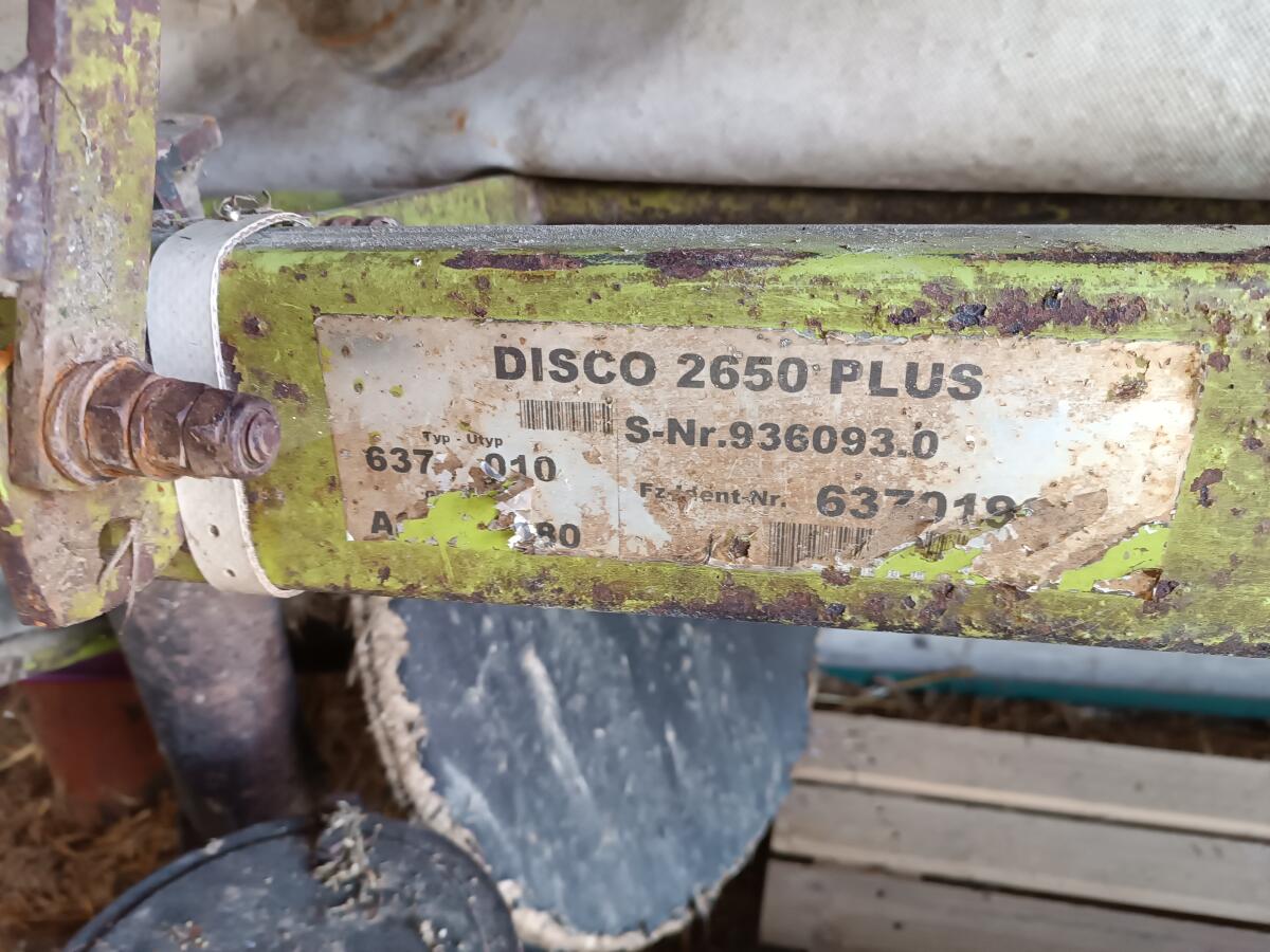 Claas Disco 2650 Plus 3