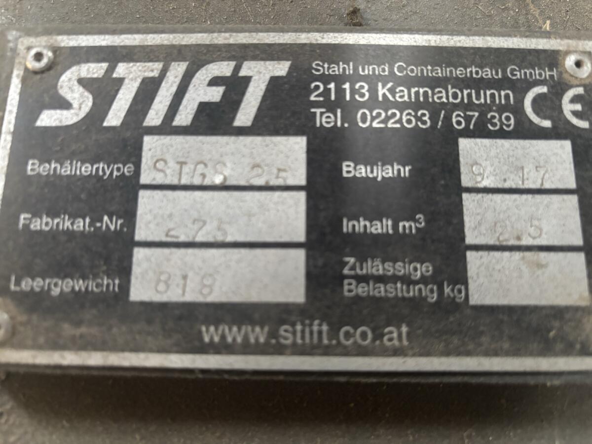 Staplerschaufel 2,5m³ 3