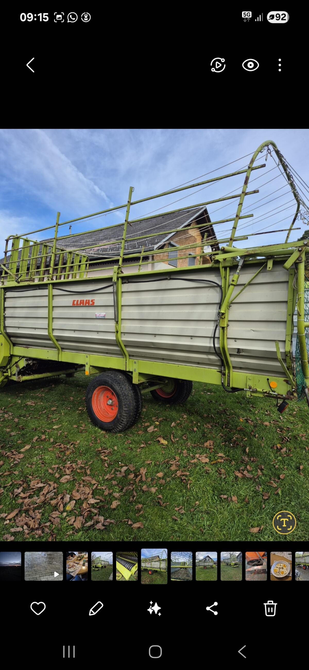 LADEWAGEN Claas alles hyd. 2